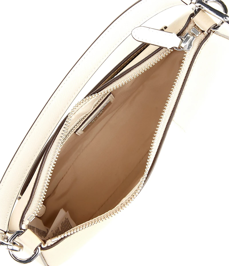 Lauren Ralph Lauren Danni Medium Two-Tone Leather Shoulder Bag