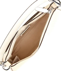 Lauren Ralph Lauren Danni Medium Two-Tone Leather Shoulder Bag