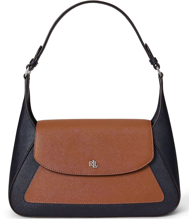 Lauren Ralph Lauren Two-Tone Medium Schylar Shoulder Bag