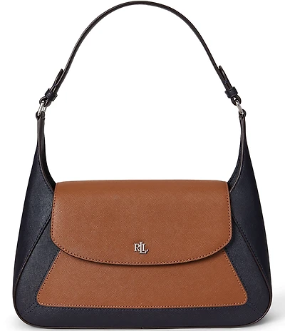 Lauren Ralph Lauren Two-Tone Medium Schylar Shoulder Bag
