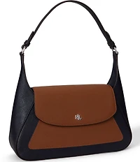 Lauren Ralph Lauren Two-Tone Medium Schylar Shoulder Bag