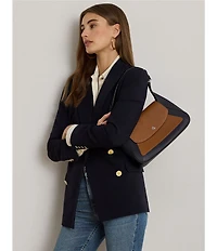 Lauren Ralph Lauren Two-Tone Medium Schylar Shoulder Bag