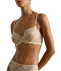 Lauren Ralph Lauren Unlined Full-Coverage Lace Bra
