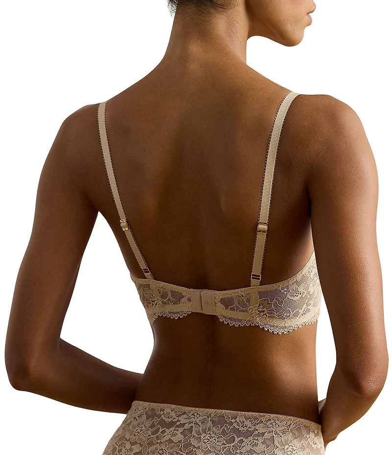 Lauren Ralph Lauren Unlined Full-Coverage Lace Bra