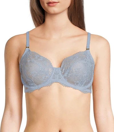 Lauren Ralph Lauren Unlined Full-Coverage Lace Bra
