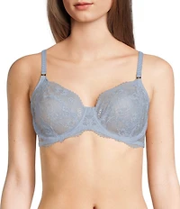Lauren Ralph Lauren Unlined Full-Coverage Lace Bra