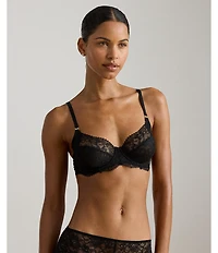 Lauren Ralph Lauren Unlined Full-Coverage Lace Bra