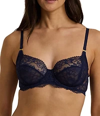 Lauren Ralph Lauren Unlined Full-Coverage Lace Bra