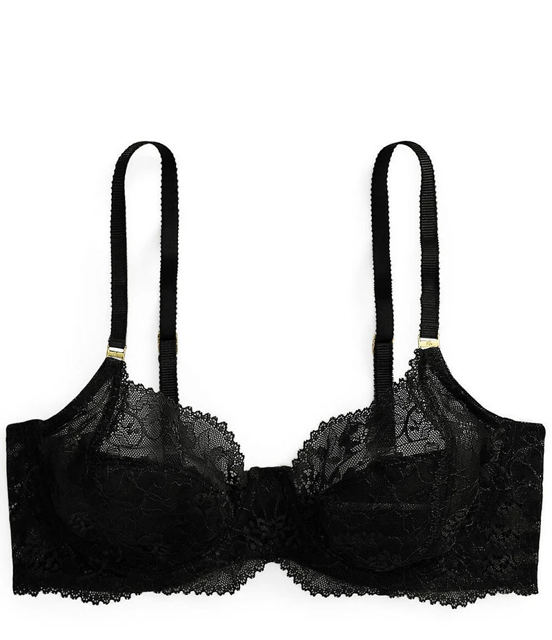 Lauren Ralph Lauren Unlined Full-Coverage Lace Bra