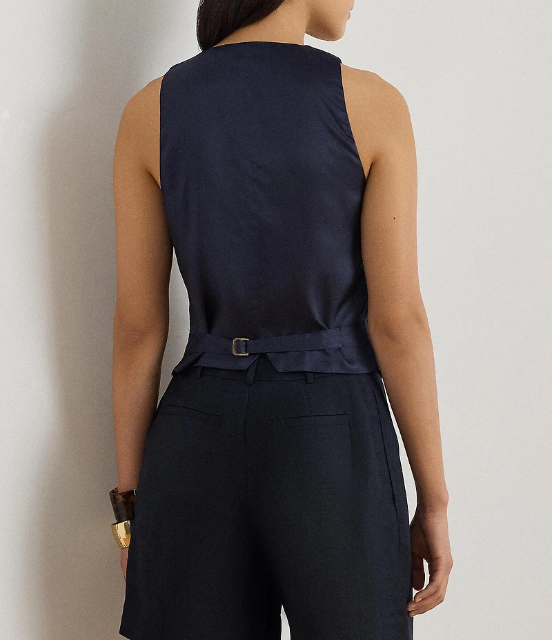 Lauren Ralph Lauren V-Neck Sleeveless Coordinating Vest