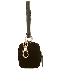 Lauren Ralph Lauren Velvet Mini Zip Pouch