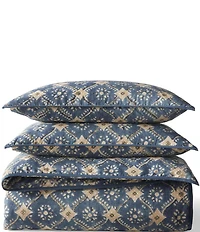 Lauren Ralph Lauren Walker Geometric Motif Cotton Duvet Cover Set