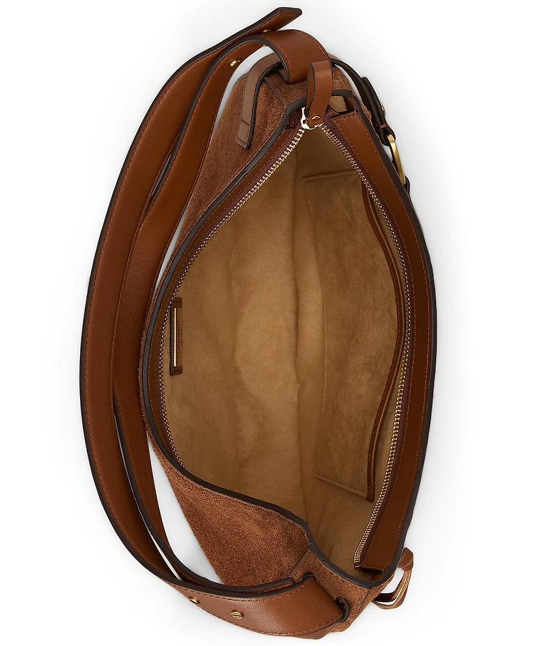 Lauren Ralph Lauren Whipstitched Large Tasha Shoulder Bag
