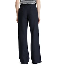 Lauren Ralph Lauren Wide Leg Linen Pants