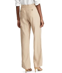 Lauren Ralph Lauren Wide Leg Linen Pants