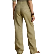 Lauren Ralph Lauren Wide Leg Mid Rise Full Length Pants