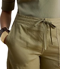 Lauren Ralph Lauren Wide Leg Mid Rise Full Length Pants