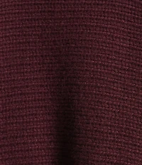 Lauren Ralph Lauren Wool Blend Buckle Trim Sweater Poncho