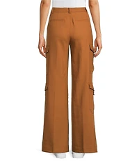 Lauren Ralph Lauren Wool Blend Wide Leg Cargo Pants