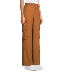 Lauren Ralph Lauren Wool Blend Wide Leg Cargo Pants