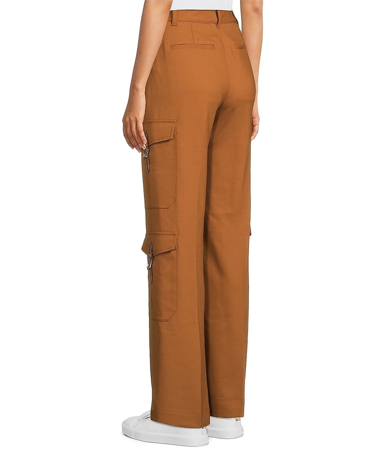 Lauren Ralph Lauren Wool Blend Wide Leg Cargo Pants
