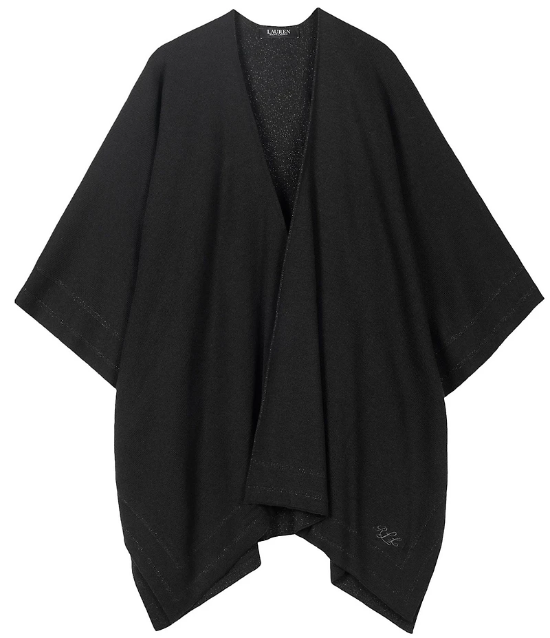 Lauren Ralph Lauren Wool Shine Ruana