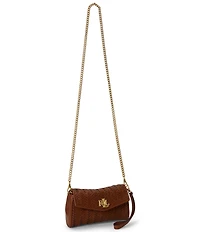Lauren Ralph Lauren Woven Leather Tanner Wrist Crossbody Wallet