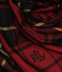 Lauren Ralph Lauren Woven Plaid Square Scarf