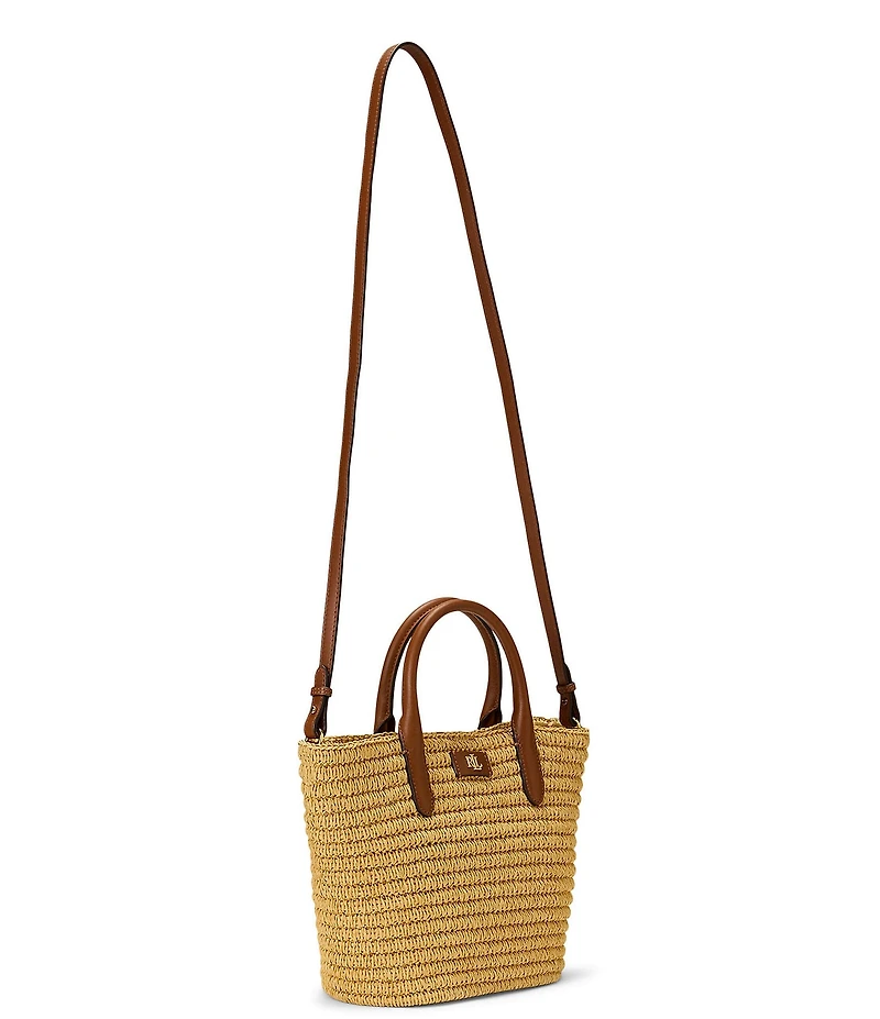 Lauren Ralph Lauren Brie Medium Straw Tote Bag