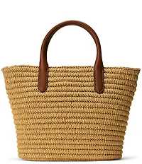Lauren Ralph Lauren Brie Medium Straw Tote Bag