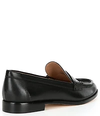 Lauren Ralph Lauren Wynnie Burnished Leather Penny Loafers