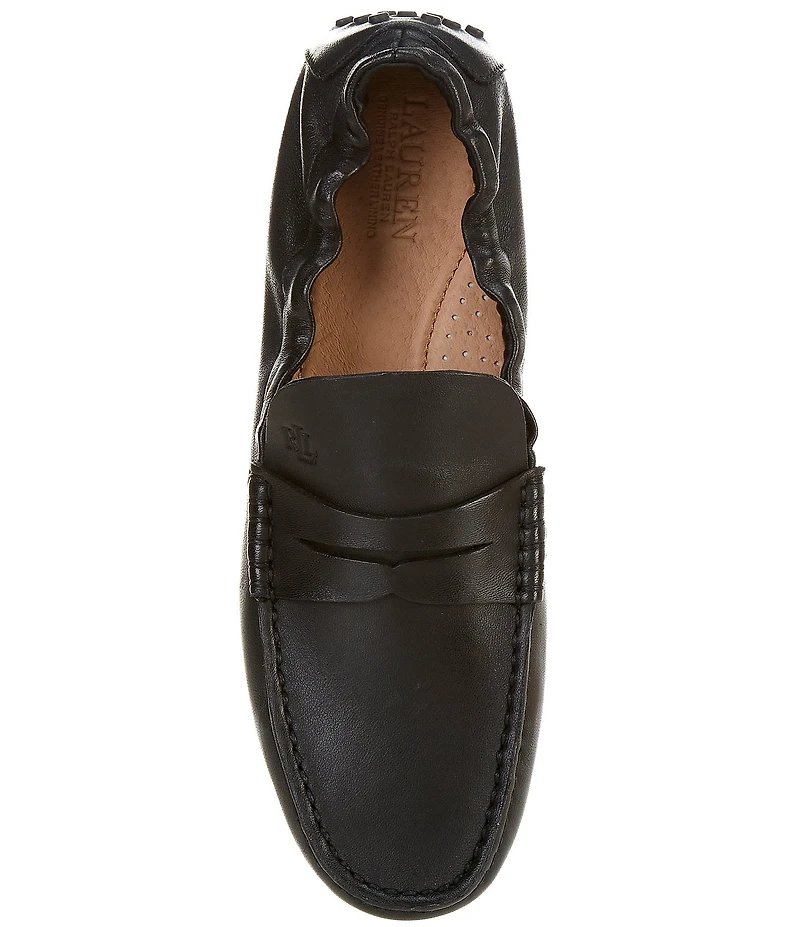 Lauren Ralph Lauren Wynnie Leather Driver Loafers