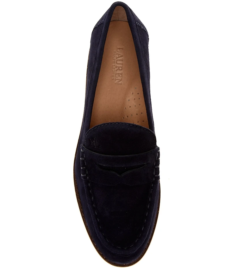 Lauren Ralph Lauren Wynnie Suede Penny Loafers