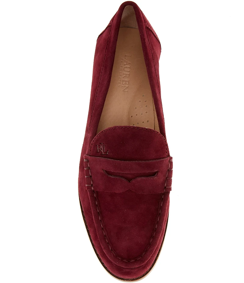 Lauren Ralph Lauren Wynnie Suede Penny Loafers