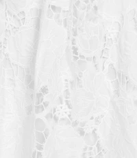 Layered With Love Dixie Lace V-Neck Sleeveless Tie Shoulder Scallop Hem Midi Dress