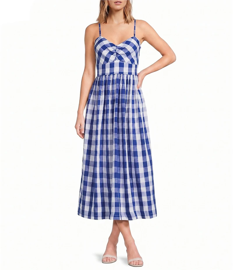 Layered With Love Gingham Sleeveless Sundress