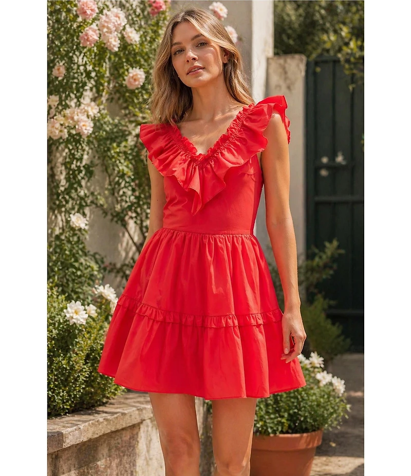 Layered With Love Lil' Alessandra Mini Ruffle Dress