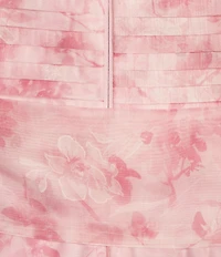 Layered With Love Plus Size Organza Chiffon V-Neck Sleeveless Tie Front Detail A-Line Dress