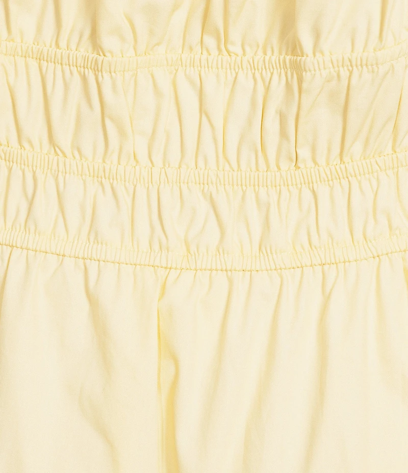 Layered With Love Plus Size Square Neck Elastic Waist Cotton Poplin Sleeveless Maxi Dress