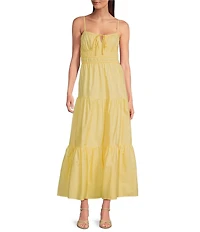 Layered With Love Poplin Scoop Neck Sleeveless A-Line Maxi Dress