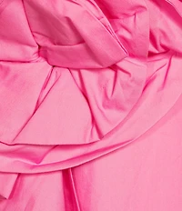 Layered With Love Poplin Square Neck Sleeveless Rosette A-Line Mini Dress