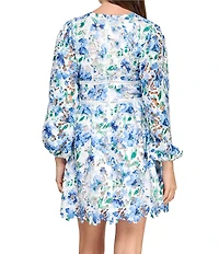 Layered With Love Rosaria Long Sleeve Lace Floral Mini Dress