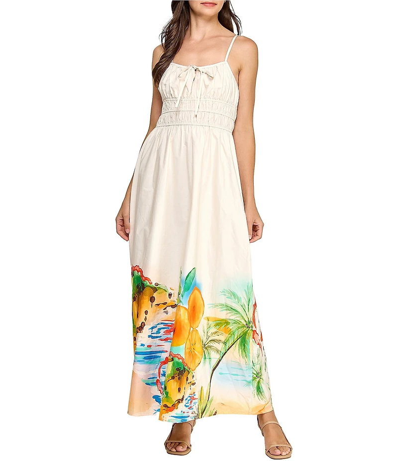 Layered With Love Sicily Printed Maxi Dress