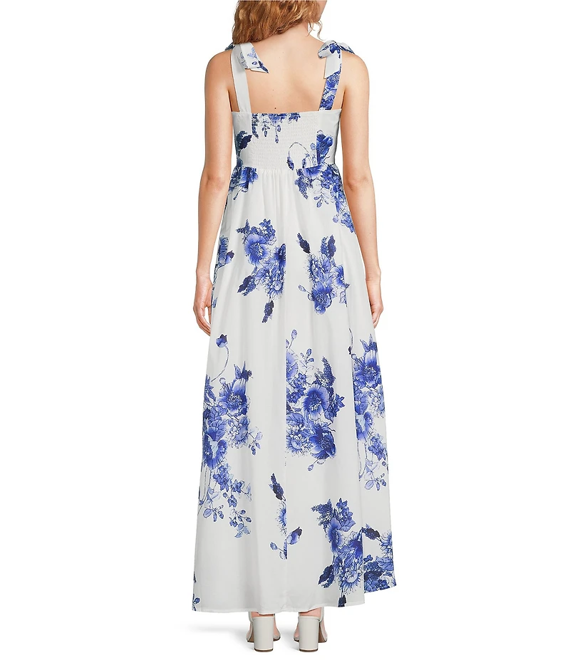 Layered With Love Valentina Short Sleeve Floral Maxi Dress