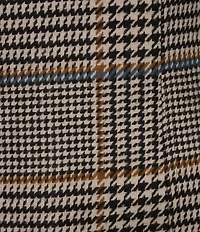 Le' AL.X Wool Blend Knit Glen Plaid Sweetheart Neck Tank Strap Bustier Mini Coordinating Dress