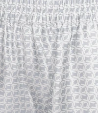 Le' AL.X Logo Print Satin High Smock Waisted Coordinating Boxing Shorts