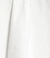 Le' AL.X Denim Point Collar Button Front Dropped Long Sleeve Oversized Coordinating Overshirt