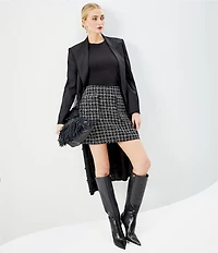 Le' AL.X Genuine Leather Fringe Handle Hobo Shoulder Bag