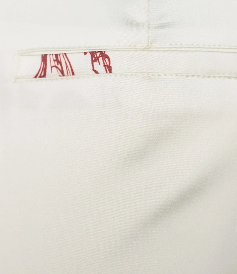Le' AL.X Horse Motif Satin High Rise Coin Pocket Trouser Coordinating Shorts