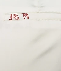 Le' AL.X Horse Motif Satin High Rise Coin Pocket Trouser Coordinating Shorts